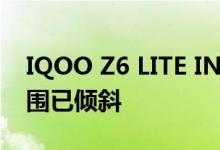 IQOO Z6 LITE INDIA 发布时间表和价格范围已倾斜