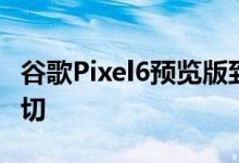 谷歌Pixel6预览版到目前为止我们所知道的一切